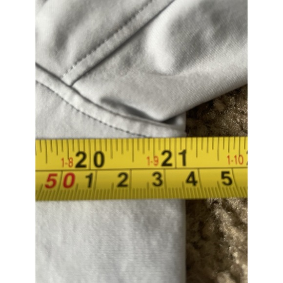 Under Armour Long Sleeve 1/4 Quarter Zip Pullover Logo Run Gray Large JBHS - Picture 7 of 9